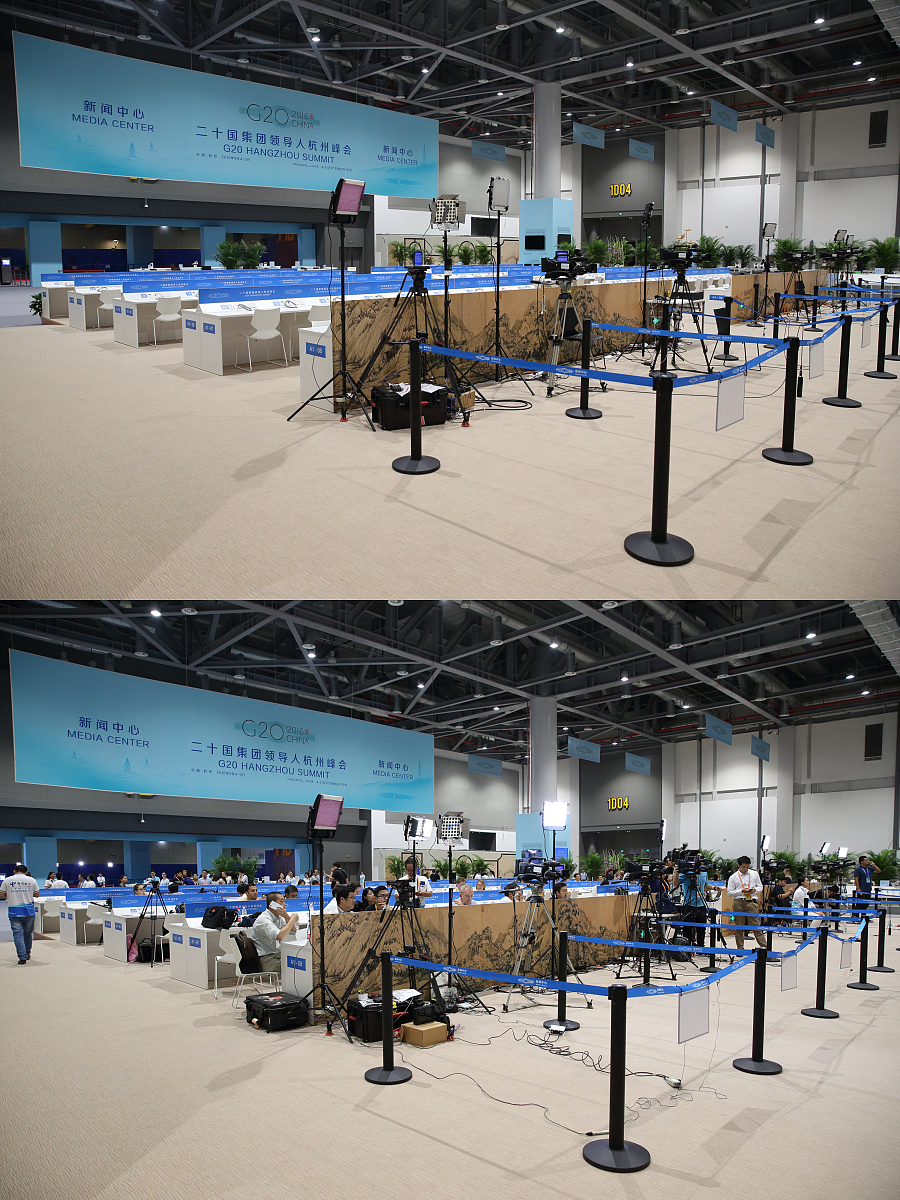 ***_***2016年9月3日,g20杭州峰会新闻中心,记者记录了当日凌晨4点新