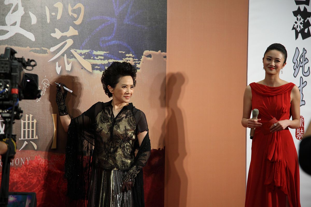 2012年3月31日,北京,《世界因你美丽-影响世界华人盛典2011至2012》在