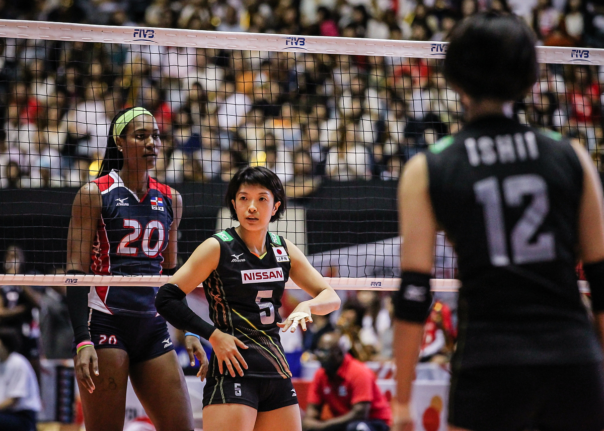 2015年8月27日,日本东京,2015女排世界杯第2阶段,多米尼加vs日本.***_