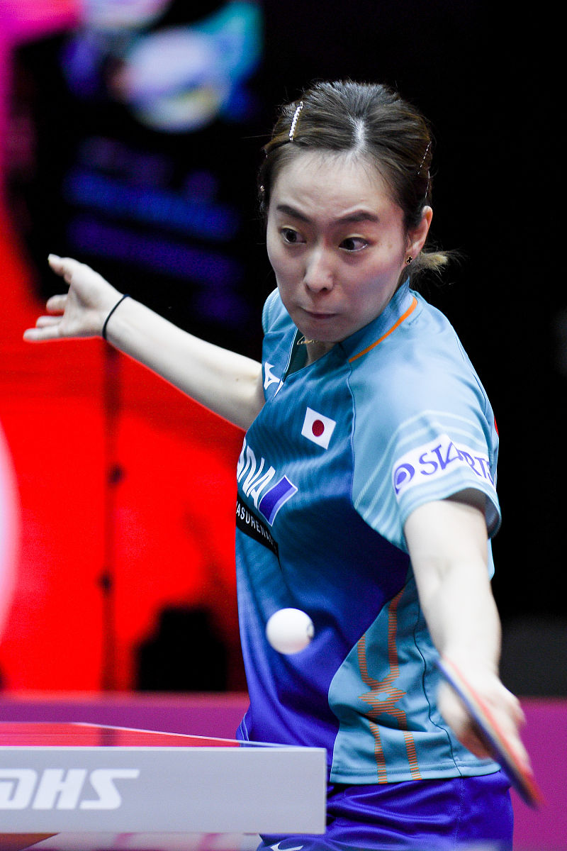 2019年10月19日,四川成都,2019国际乒联女子世界杯次日赛况.石川佳纯