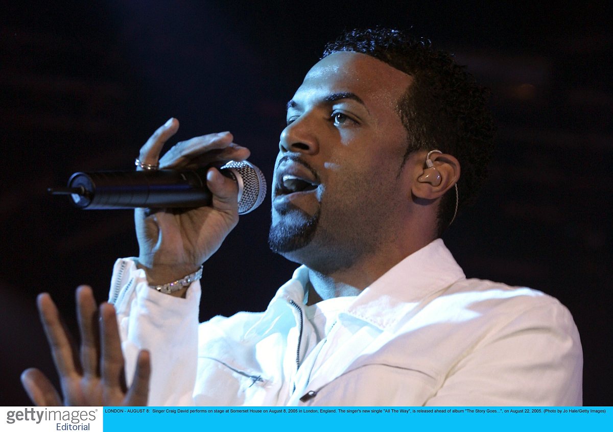 2005年8月8日,英国伦敦,著名歌手克雷格大卫(craig david)在somerset 