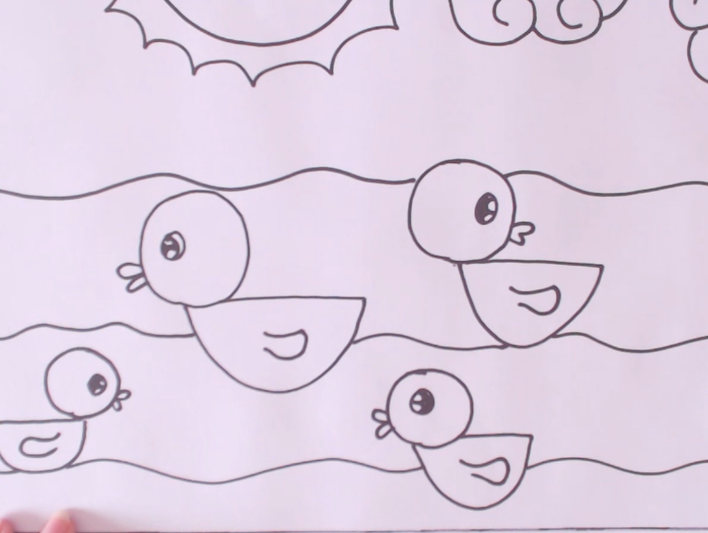 简笔画小鸭子超简单易学