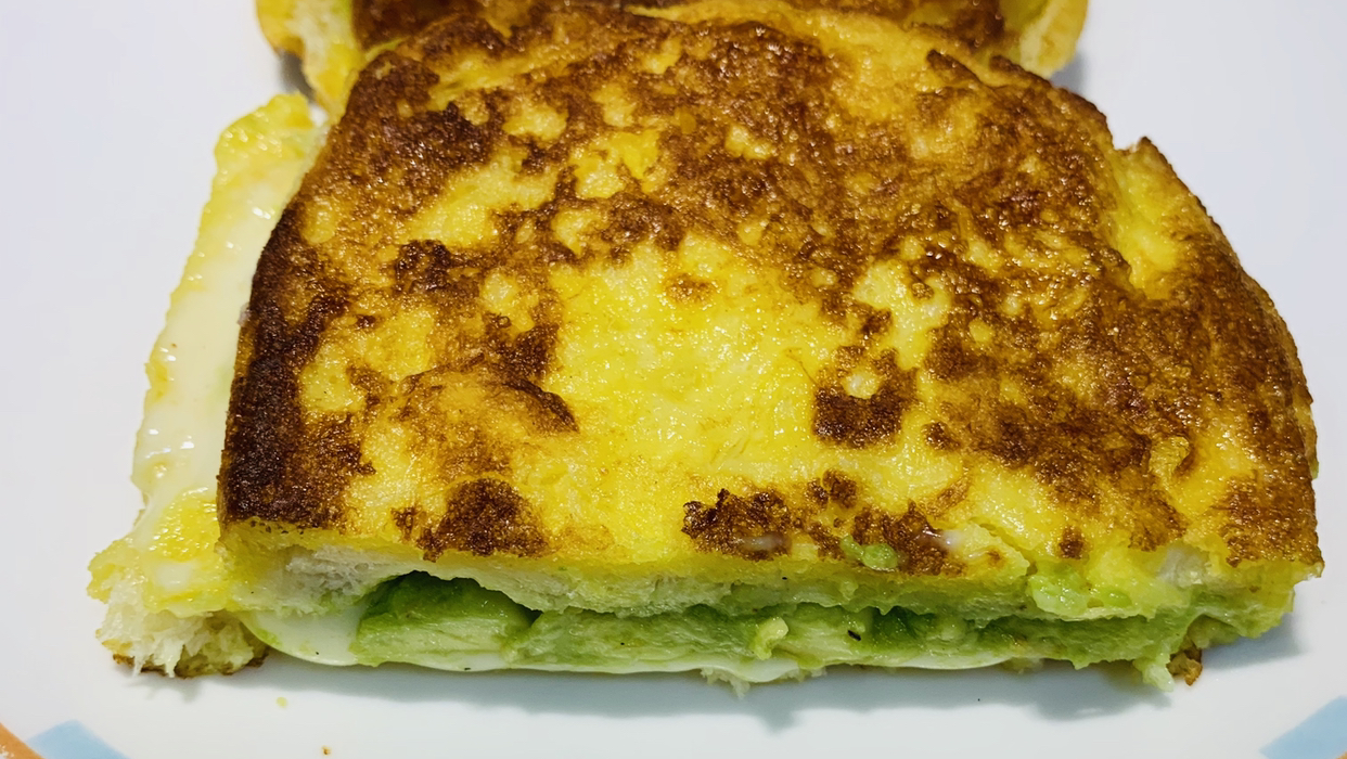 超满足的早餐——牛油果西多士