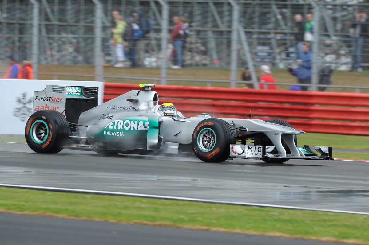 nico rosberg (ger) mercedes gp en el g.p. de gran breta馻, noven