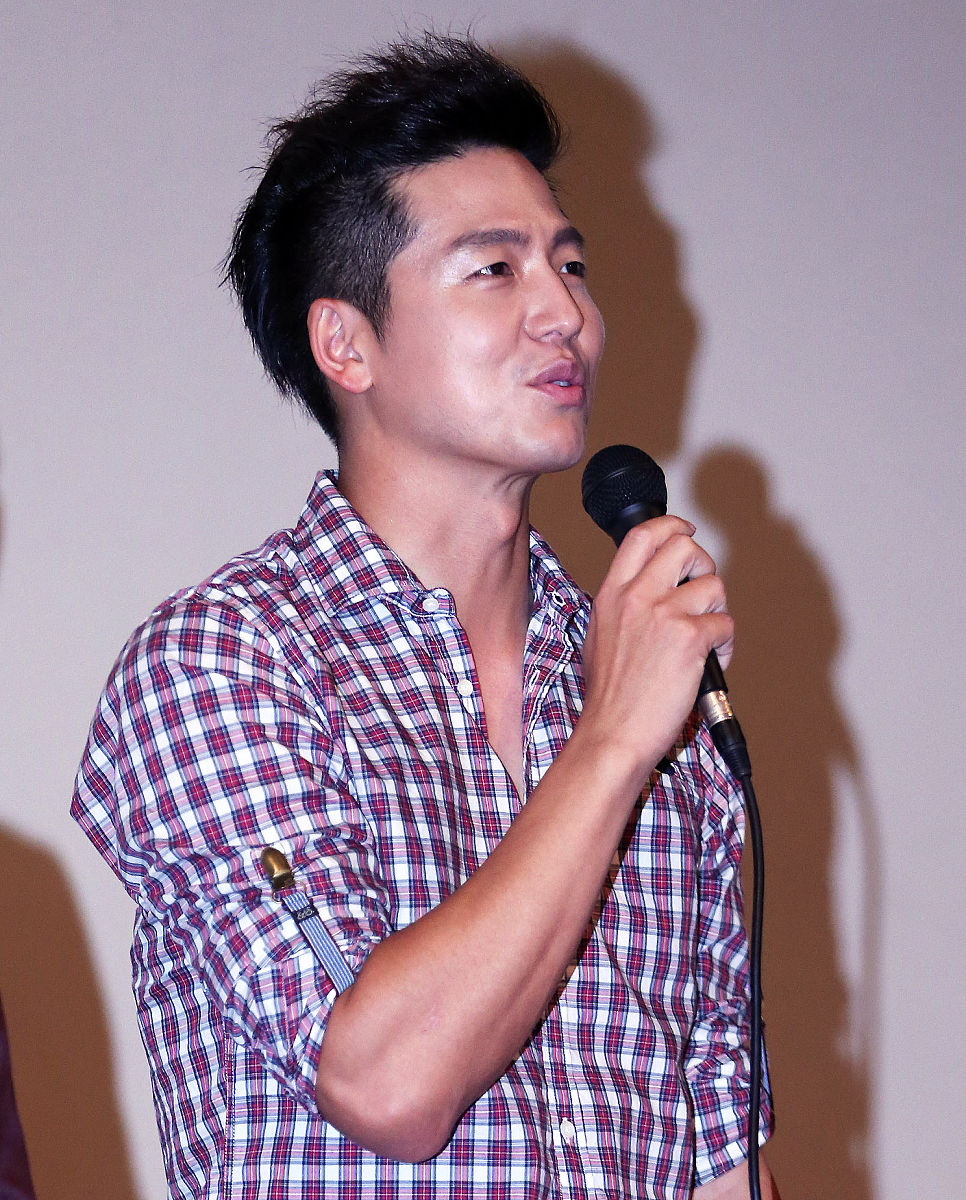 2012年9月16日,首尔,韩国电影《圣殇》主创见面会在影院举办.李廷镇++