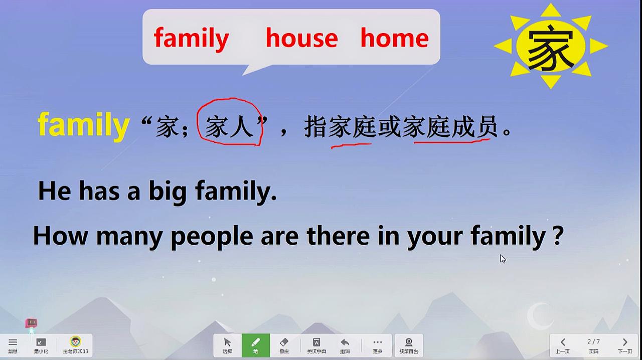 [图]family house和home的用法辨析