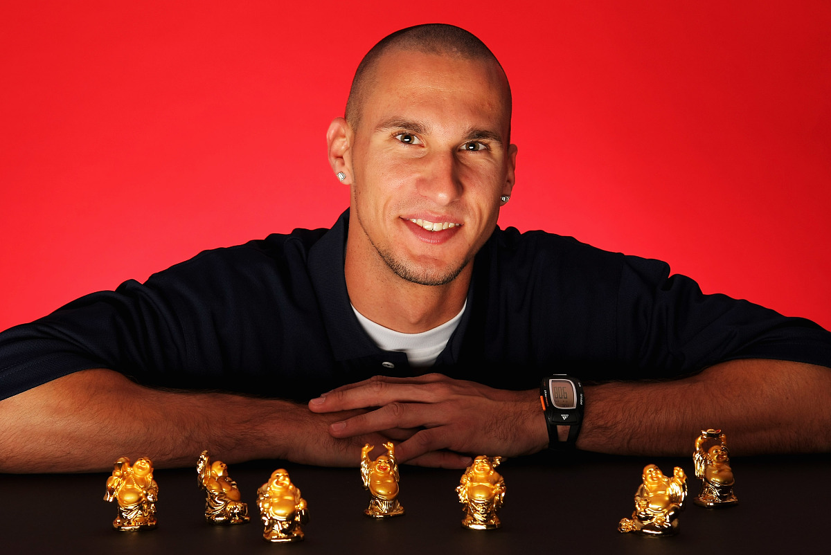 west hollywood , ca - november 13 : runner jeremy wariner poses 