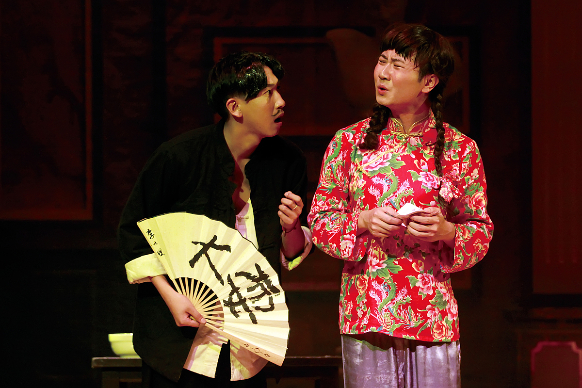 2013年09月05日,天津,年代剧《嘀沽大盗》首场演出.***_***演员精彩表