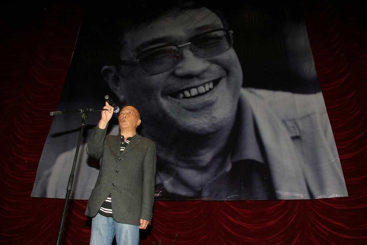 2008年10月23日,上海,沪上电影院举行"心灵祭奠 银幕缅怀"——谢晋电