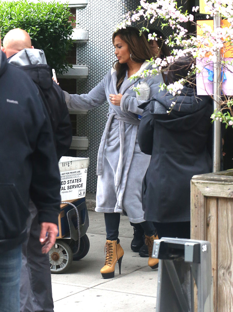 当地时间2019年4月18日,美国纽约,詹妮弗·洛佩兹(jennifer lopez)现