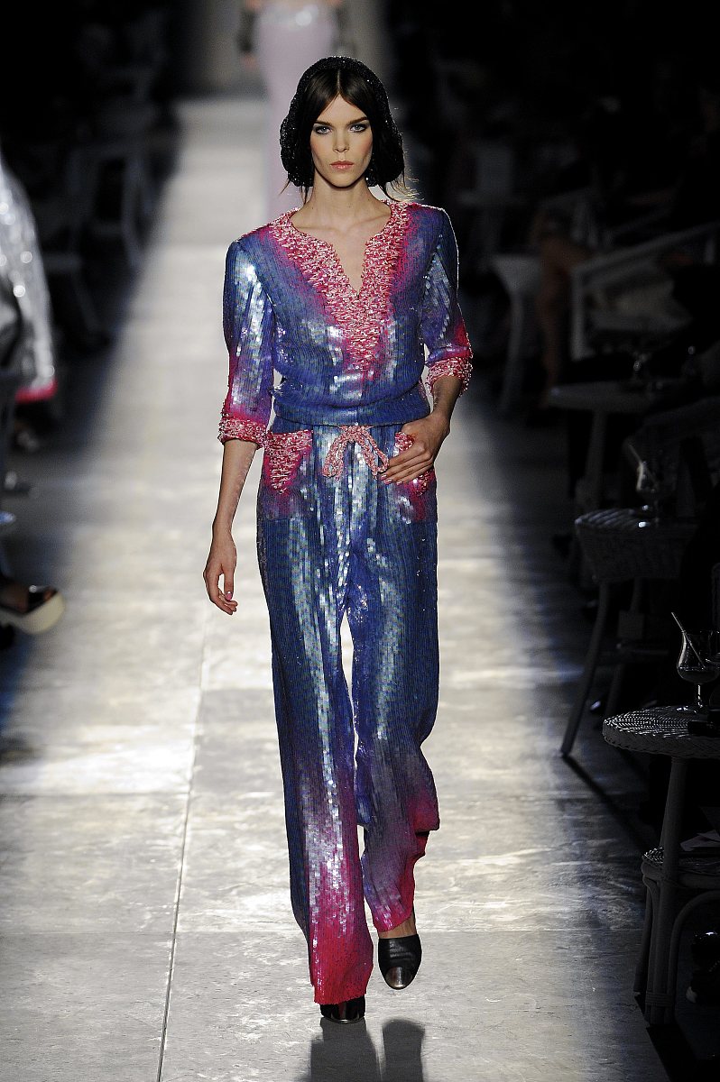 2012年7月3日,巴黎,2012巴黎高级定制时装周(秋冬):chanel 品牌秀场.*