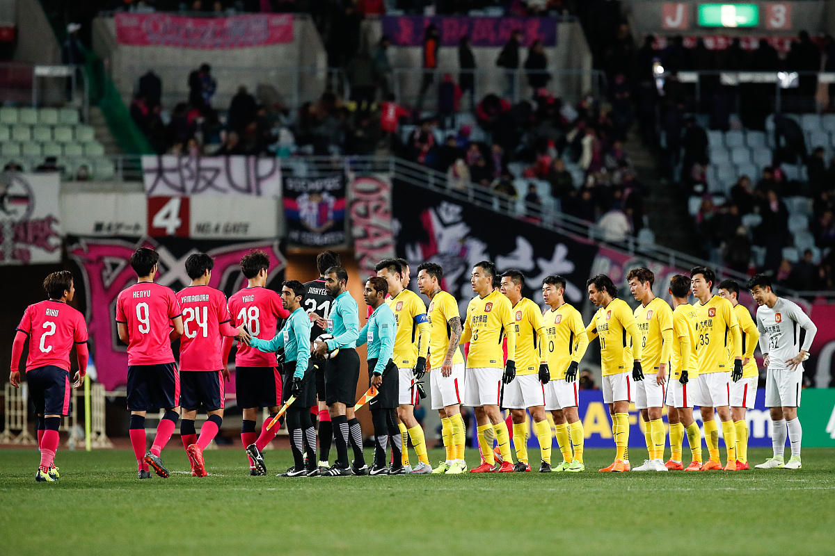 2018亚冠小组赛g组:大阪樱花0-0广州恒大淘宝