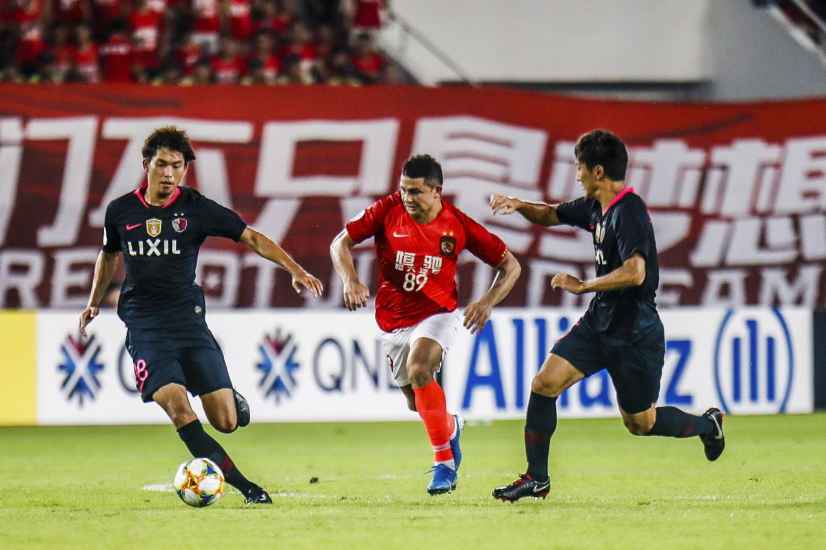2019年8月28日,广东广州,2019亚冠1/4决赛首回合,广州恒大淘宝0-0鹿岛