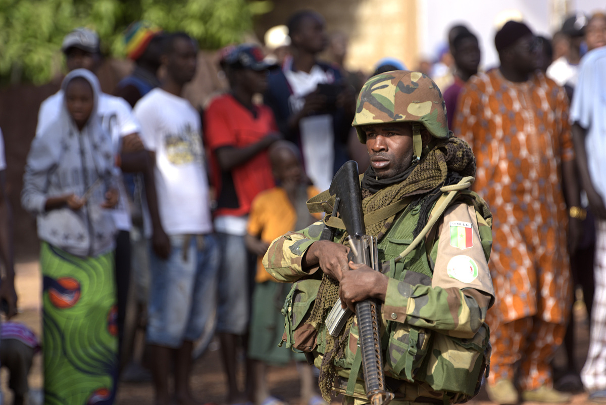当地时间2017年1月22日,冈比亚farafegny,西非国家经济共同体(ecowas)