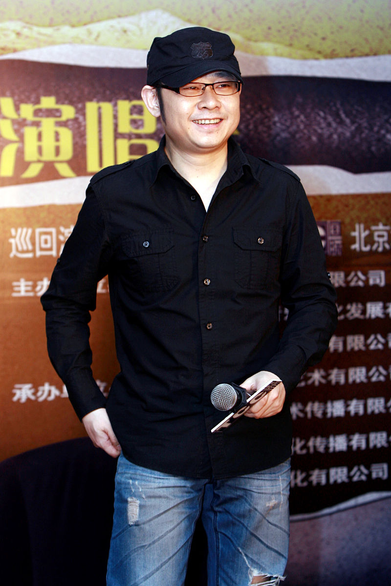 2011年4月12日,上海,刀郎在上海举行2011"谢谢你"巡回演唱会的媒体见