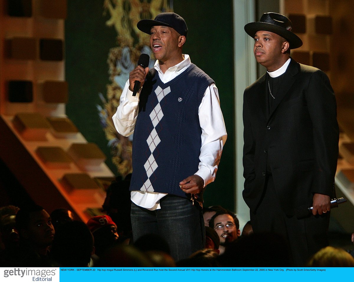new york - september 22:  hip hop mogul russell simmons (l) and 