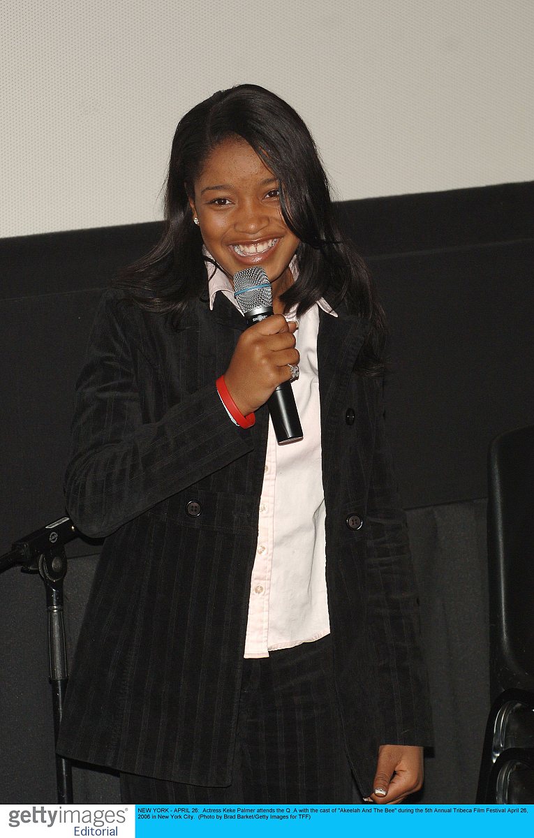 new york - april 26:  actress keke palmer attends the q & a with