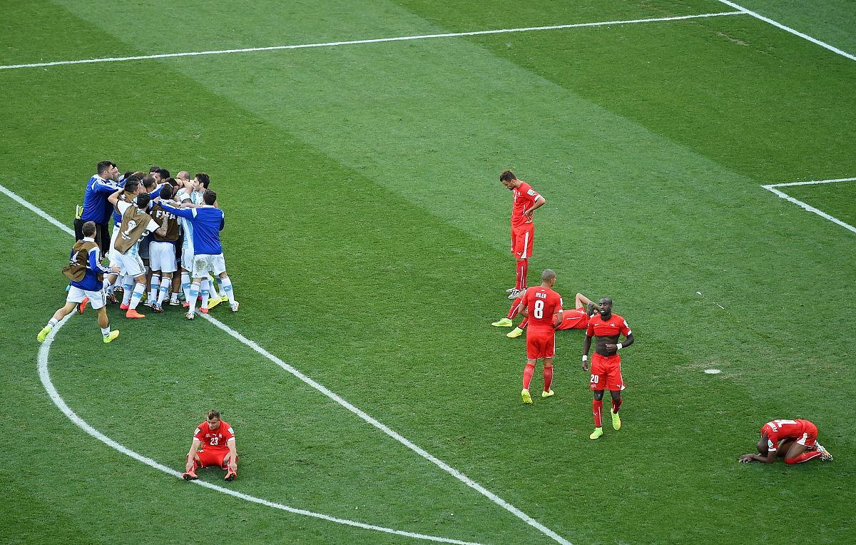 2014年7月1日,巴西圣保罗竞技场,2014巴西世界杯1/8决赛,阿根廷1-0瑞