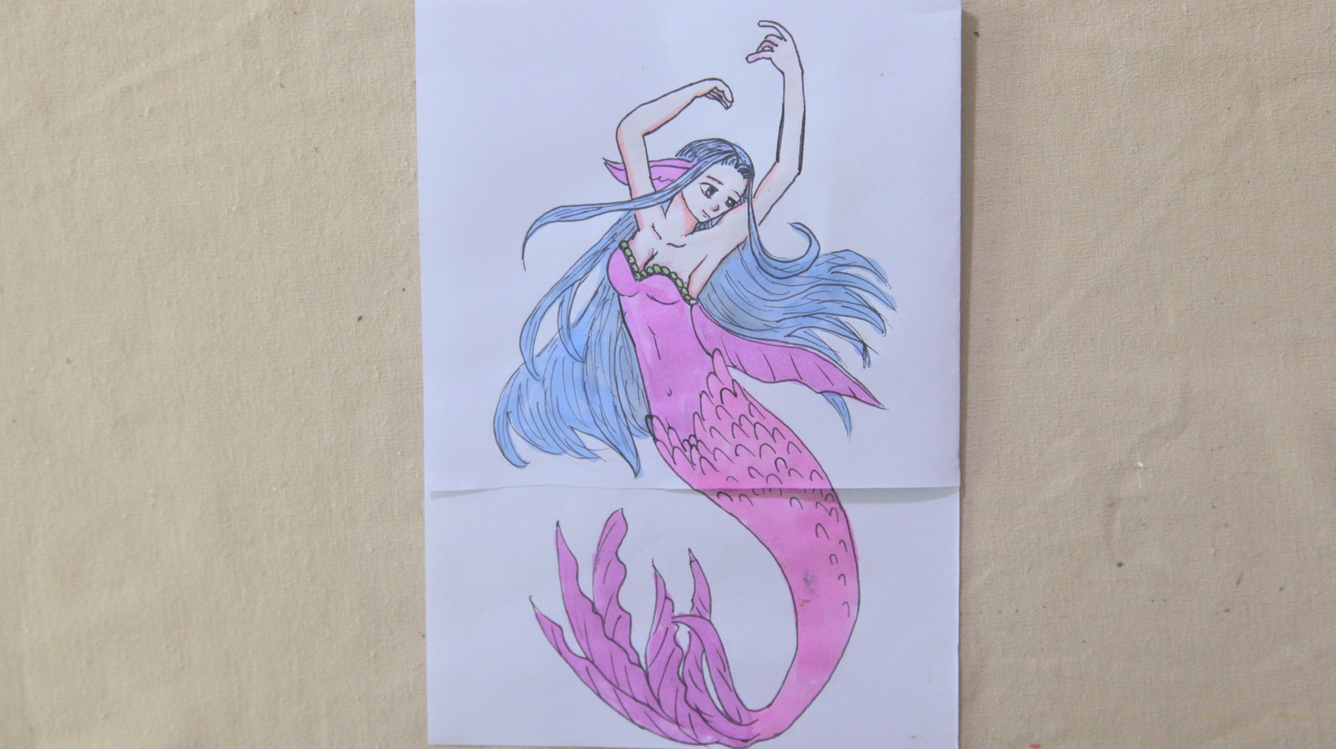 美人鱼与丑人鱼有多大区别?趣味漫画展示,展开后脑洞太大太搞笑