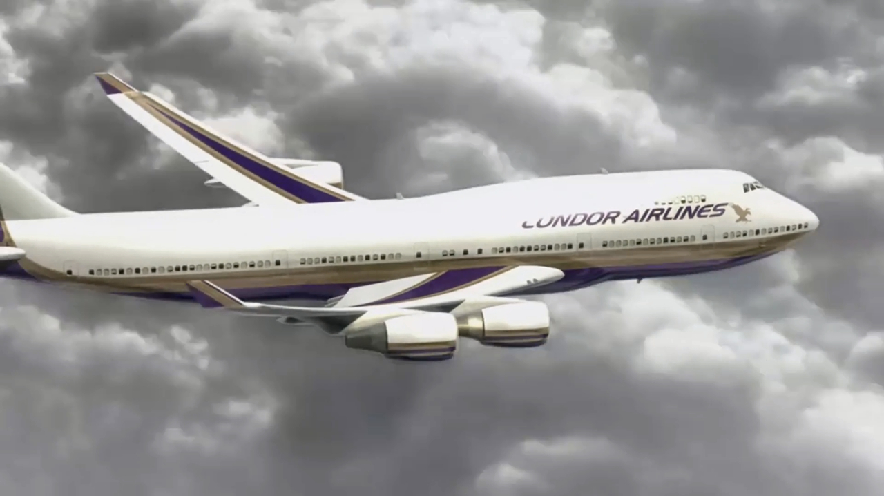 海里鲨鱼想吃人了,直接腾空袭击飞机,一飞机人全部遇难!