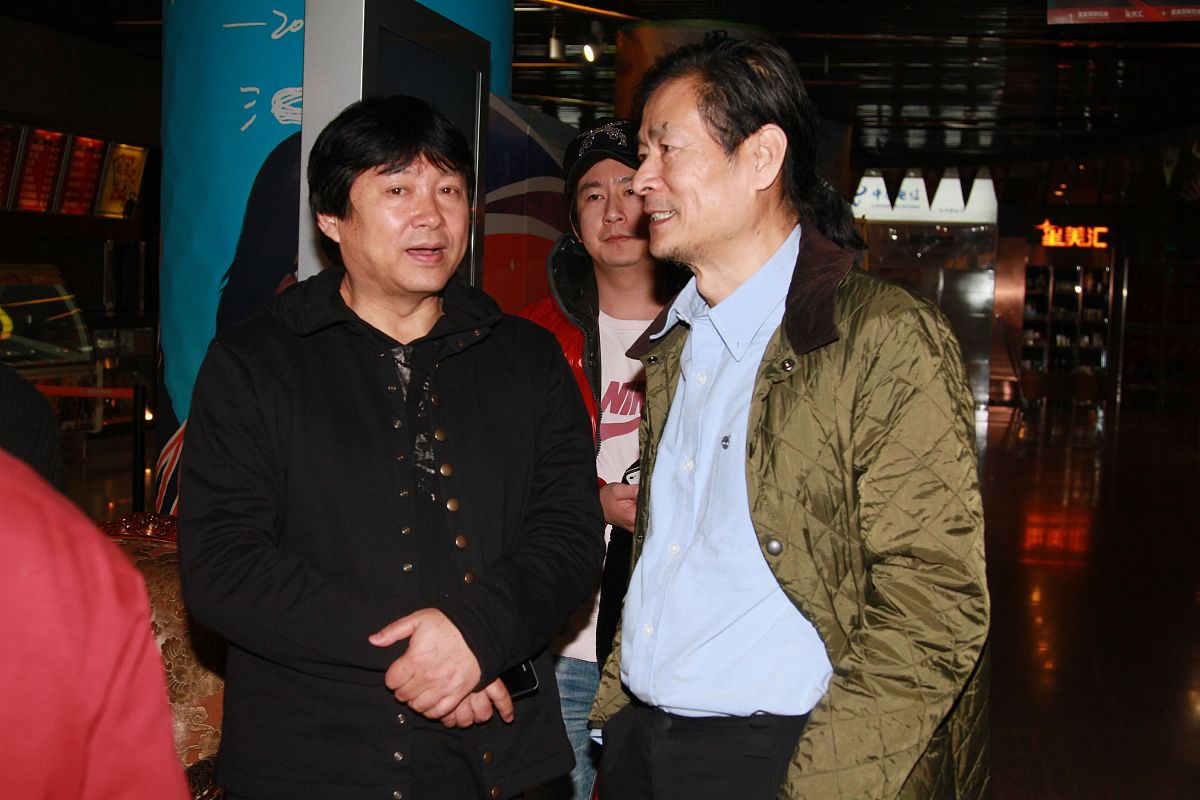 2013年03月05日,北京,电影《萧红》明星看片会. ***_*** 霍建起+++_++