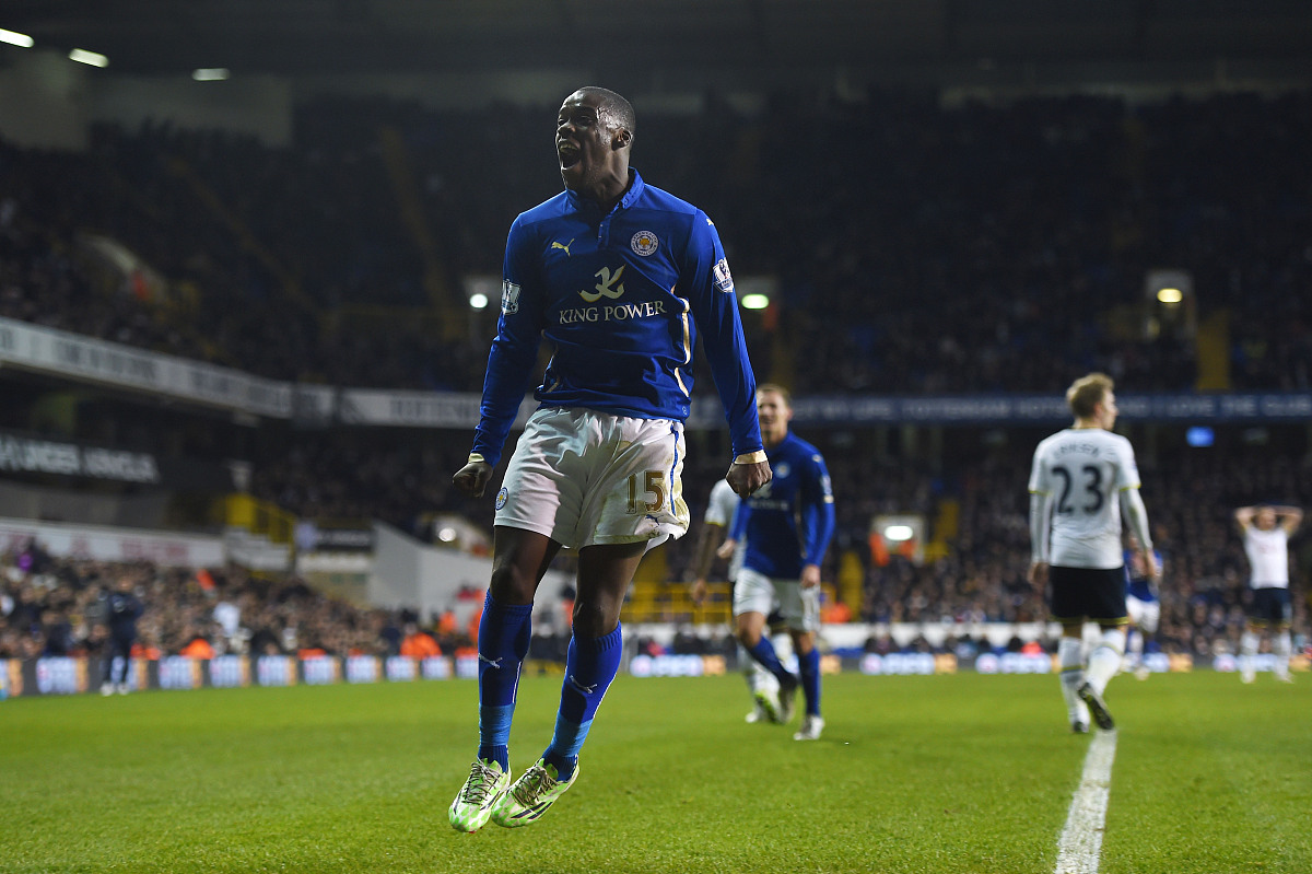 london, england - january 24:  jeffrey schlu<strong>pp</strong> of leicester city