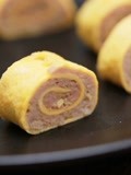鲜肉蒸蛋卷,鲜香味美,满满的一盘瞬间被抢光