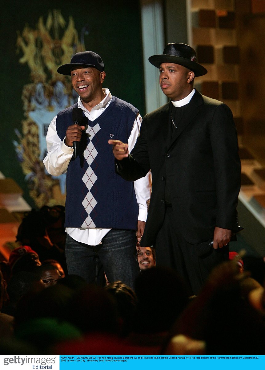 new york - september 22:  hip hop mogul russell simmons (l) and 