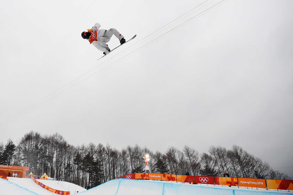 2018年2月14日,韩国,2018平昌冬奥会单板滑雪男子u池决赛赛况.***_***