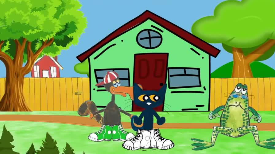 [图]「英文绘本」皮特猫 pete the cat and the new guy