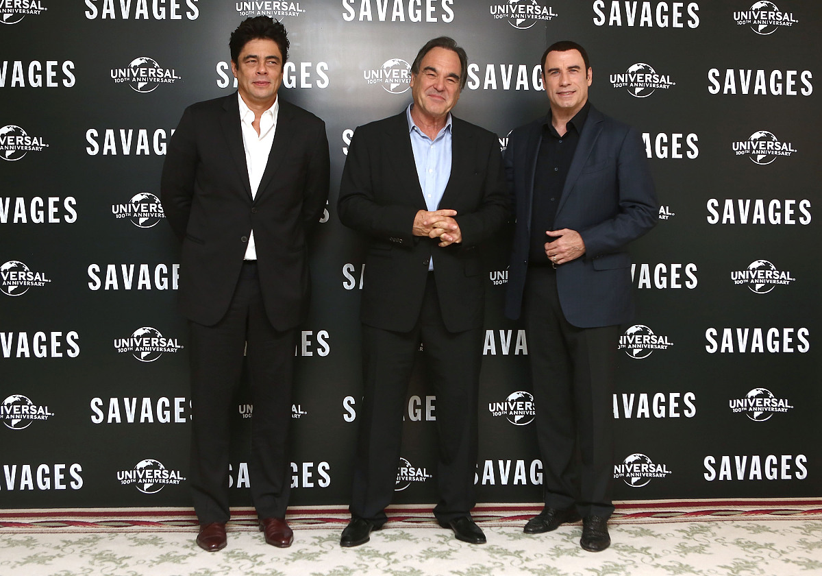 2012年9月20日讯,伦敦,当地时间9月19日,电影《野蛮人》(savages)宣传