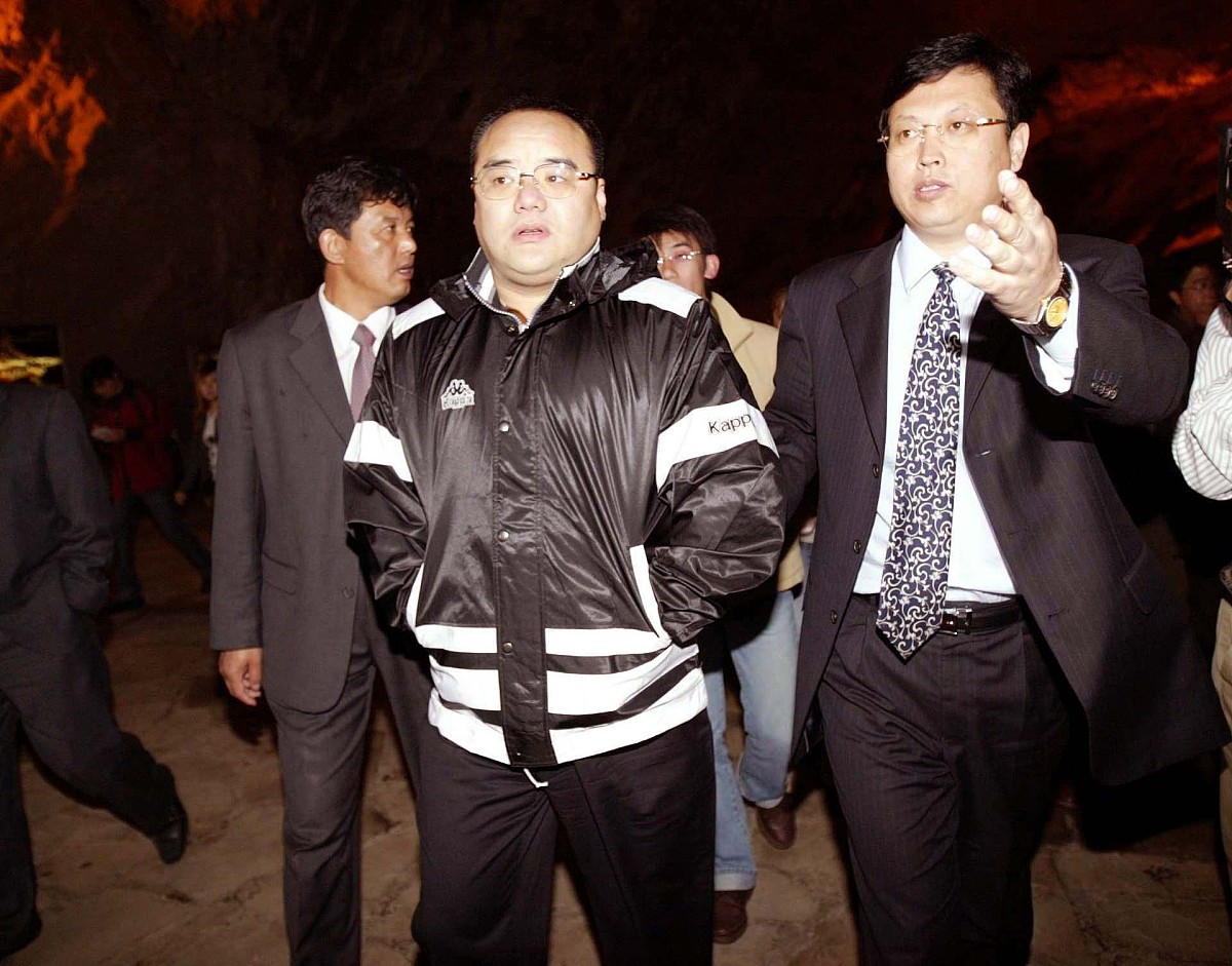 2004年4月29日下午,张健在本溪水洞洞口码头处进行了30分钟,总长度为8