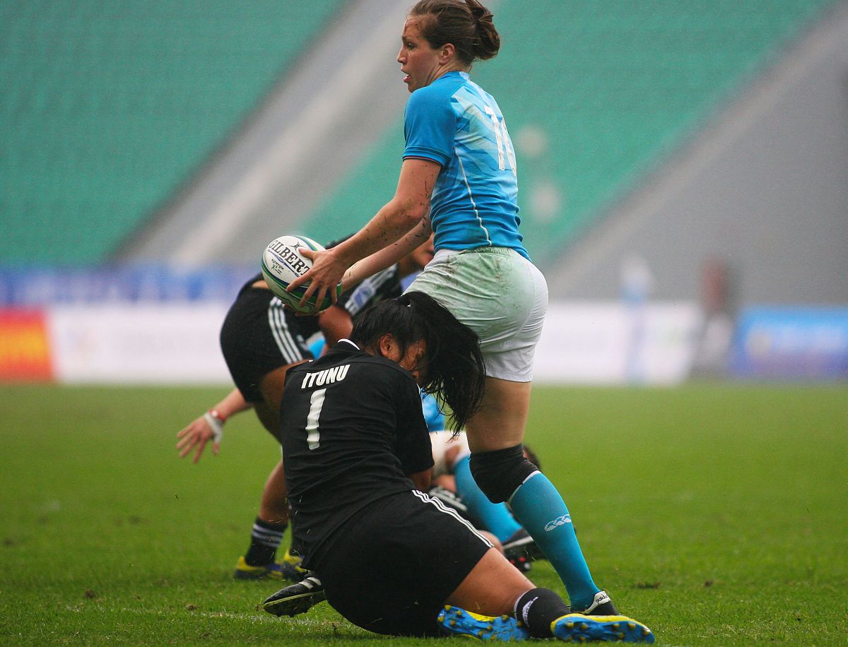 2013年3月31日,广州,2013世界女子七人制橄榄球赛,新西兰vs英格兰.新