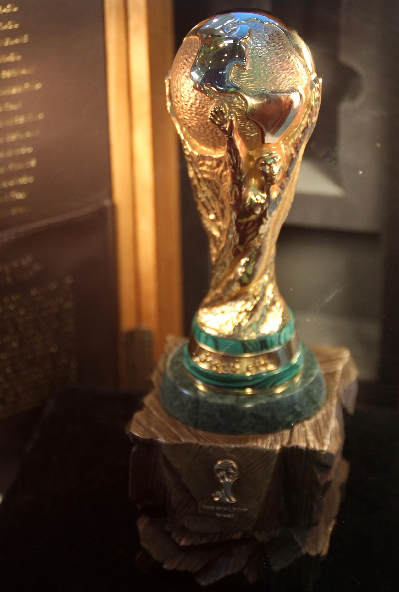 2013年5月31日,北京,2013中国国际体博会,巴西世界杯特许商品亮相引关