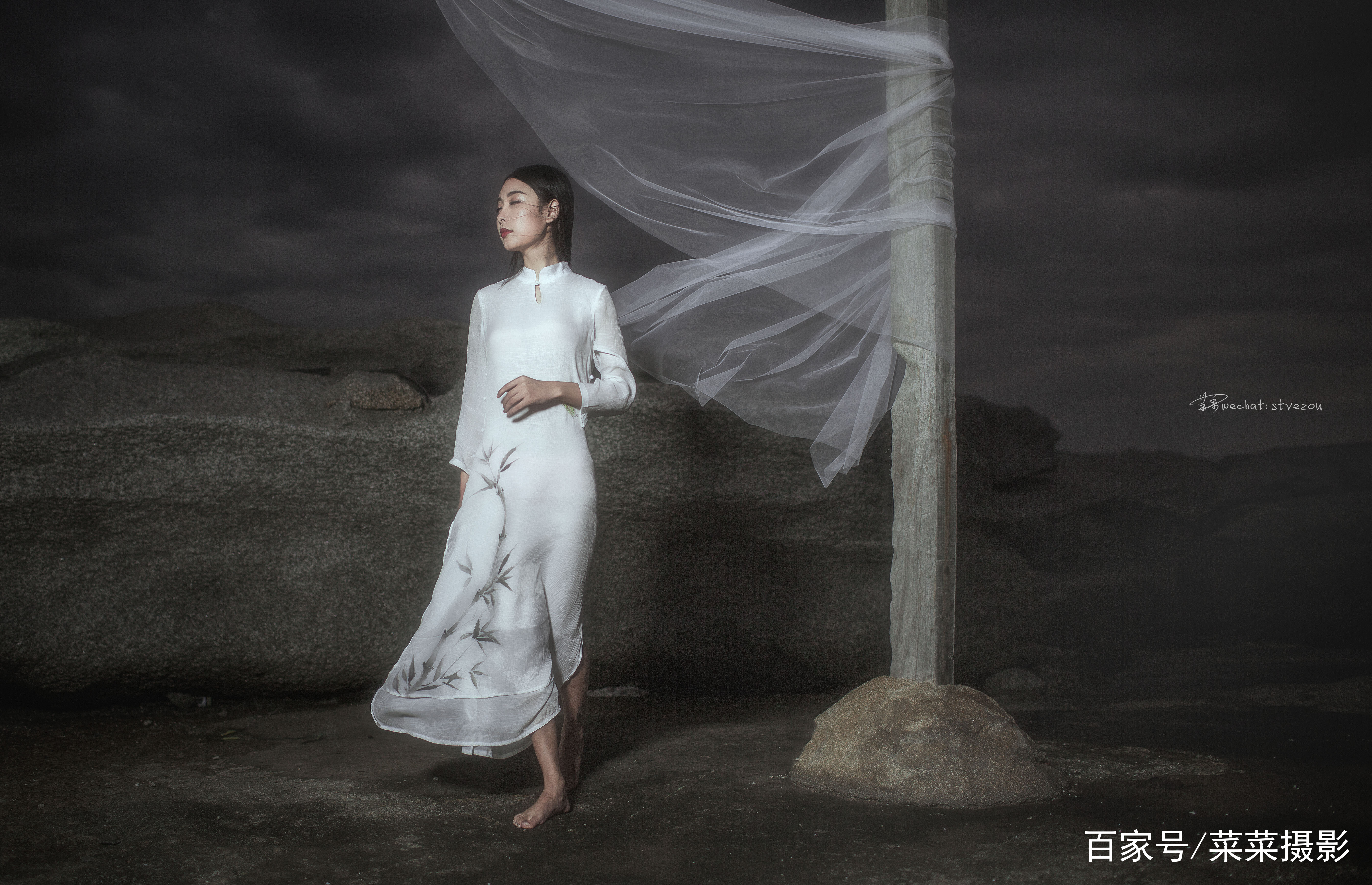 中国风美女,提前欣赏张艺谋《影》的高级灰色调