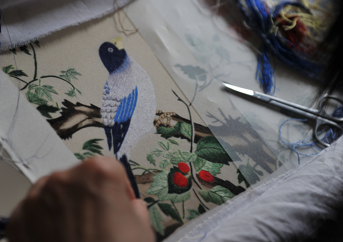 雪室绣：中国传统绣艺的瑰宝