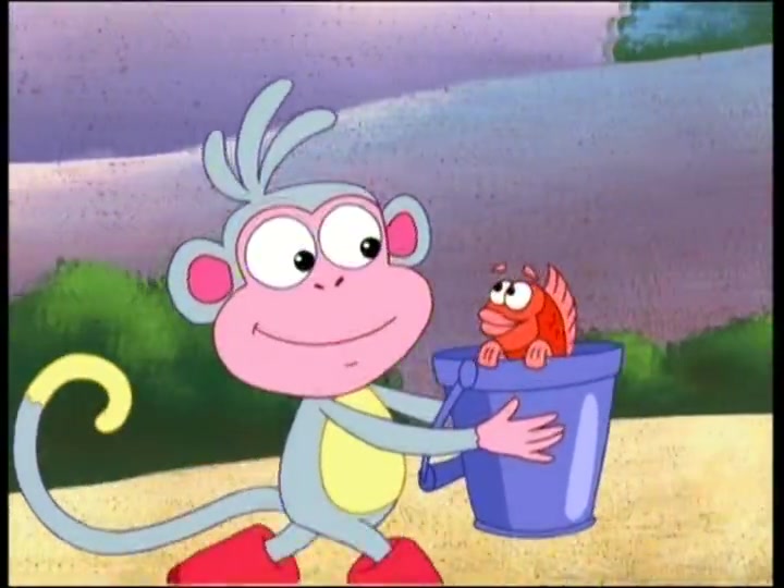 爱探险的朵拉 送小红鱼回家