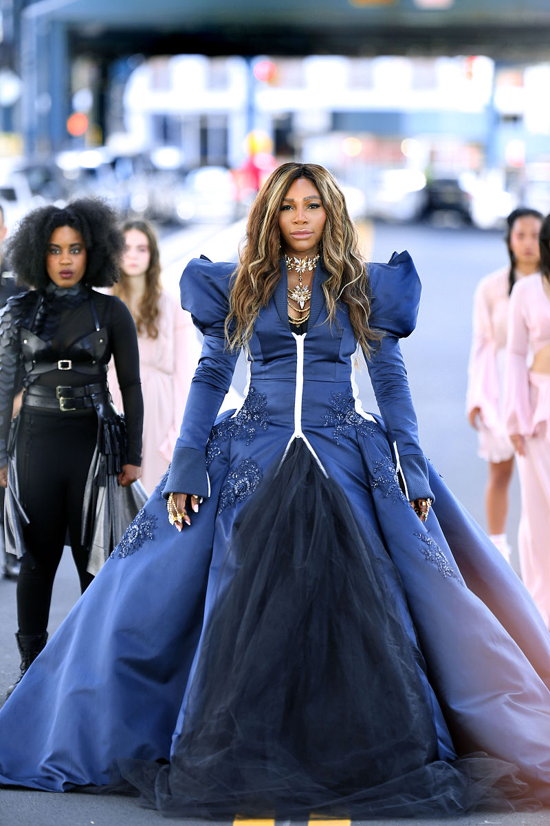 2018年8月21日,小威廉姆斯拍摄广告.exclusive: serena williams film