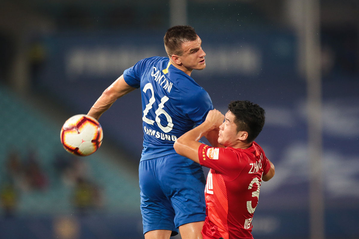 2019年9月13日,江苏南京,2019中超第24轮,江苏苏宁vs广州恒大淘宝.桑