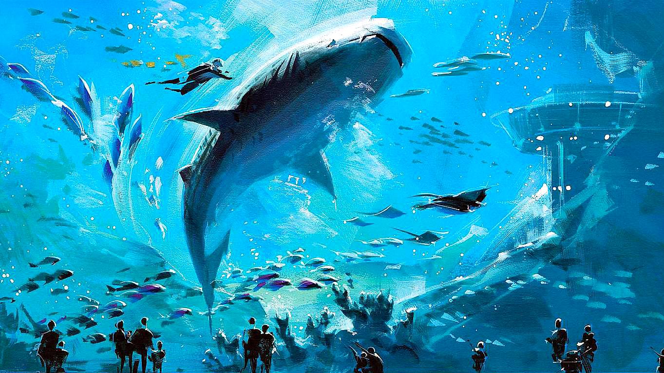 [图]全球最大的水族馆,拥有3000多种鱼类,还有巨无霸鲸鲨