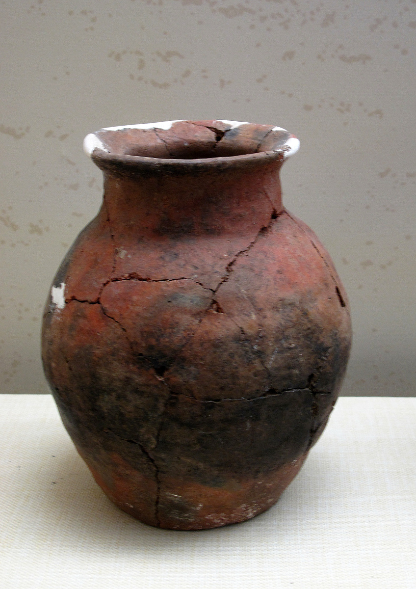 ***_***2013年09月04日 ,内蒙古满洲里市,扎赉诺尔博物馆,陶罐,汉代,