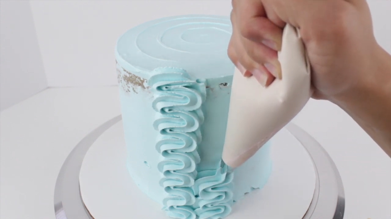 初学者裱花蛋糕,看看这个裱花基础,不仅好看还简单