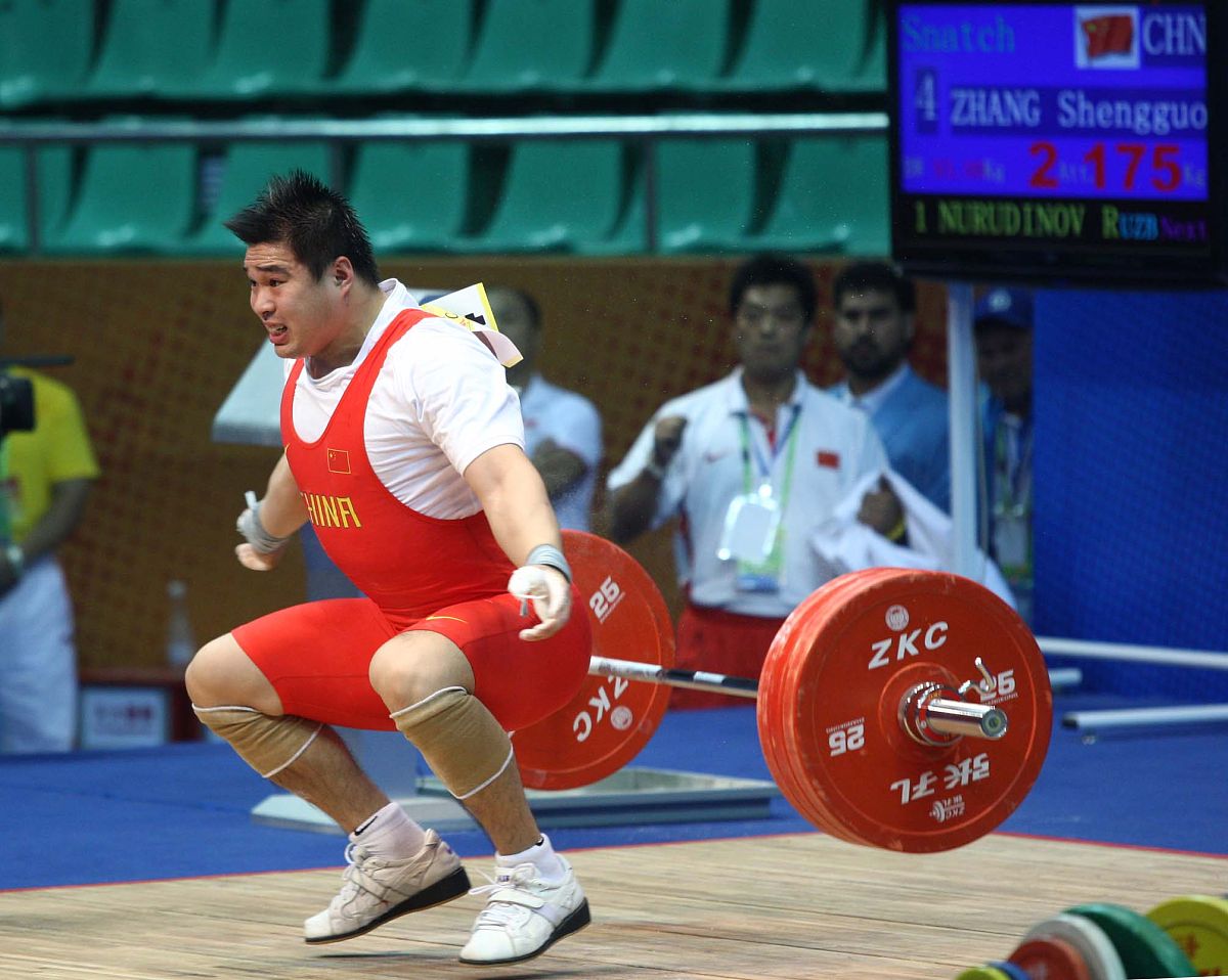 举重运动员田涛
