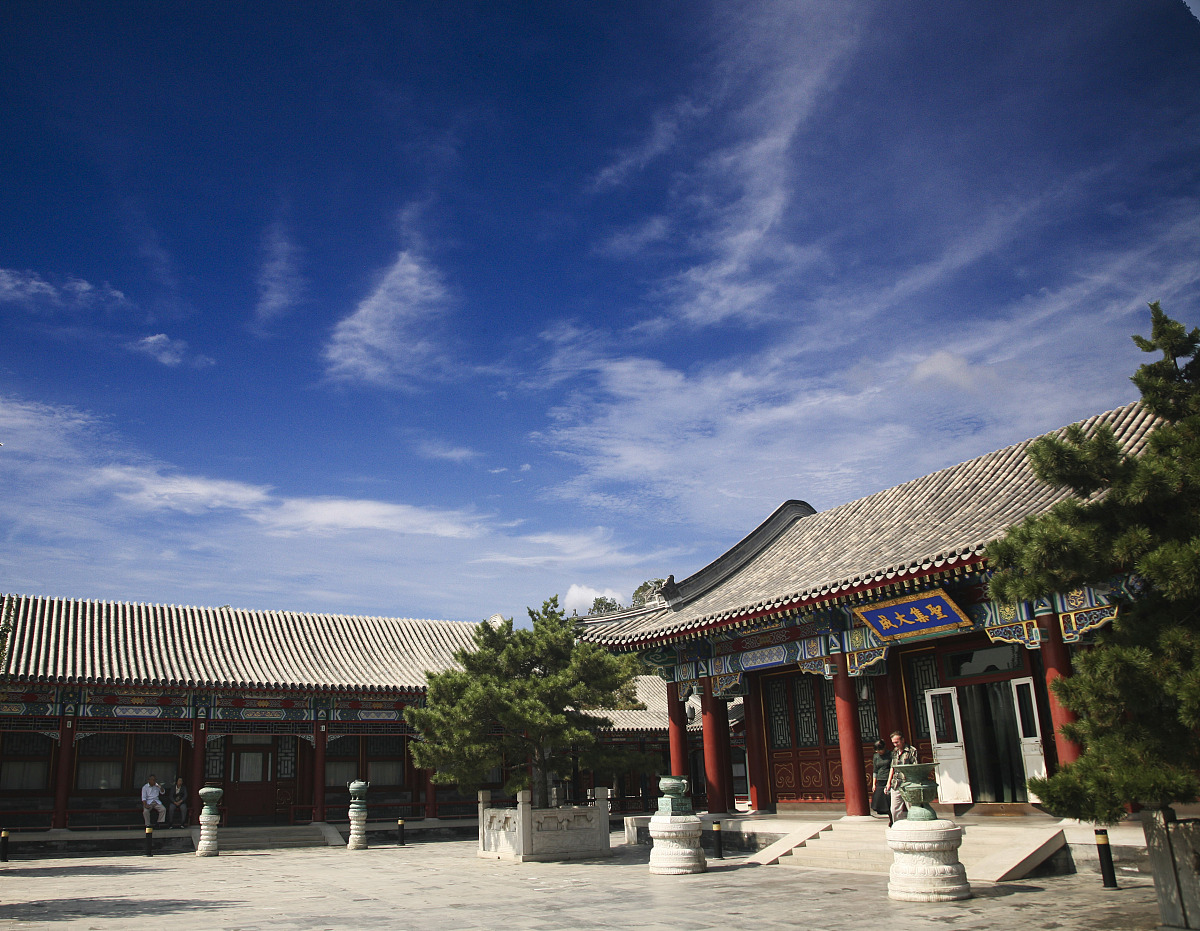 2007年9月28日,北京,颐和园,文昌院内的建筑.文昌院是园内经典的江南