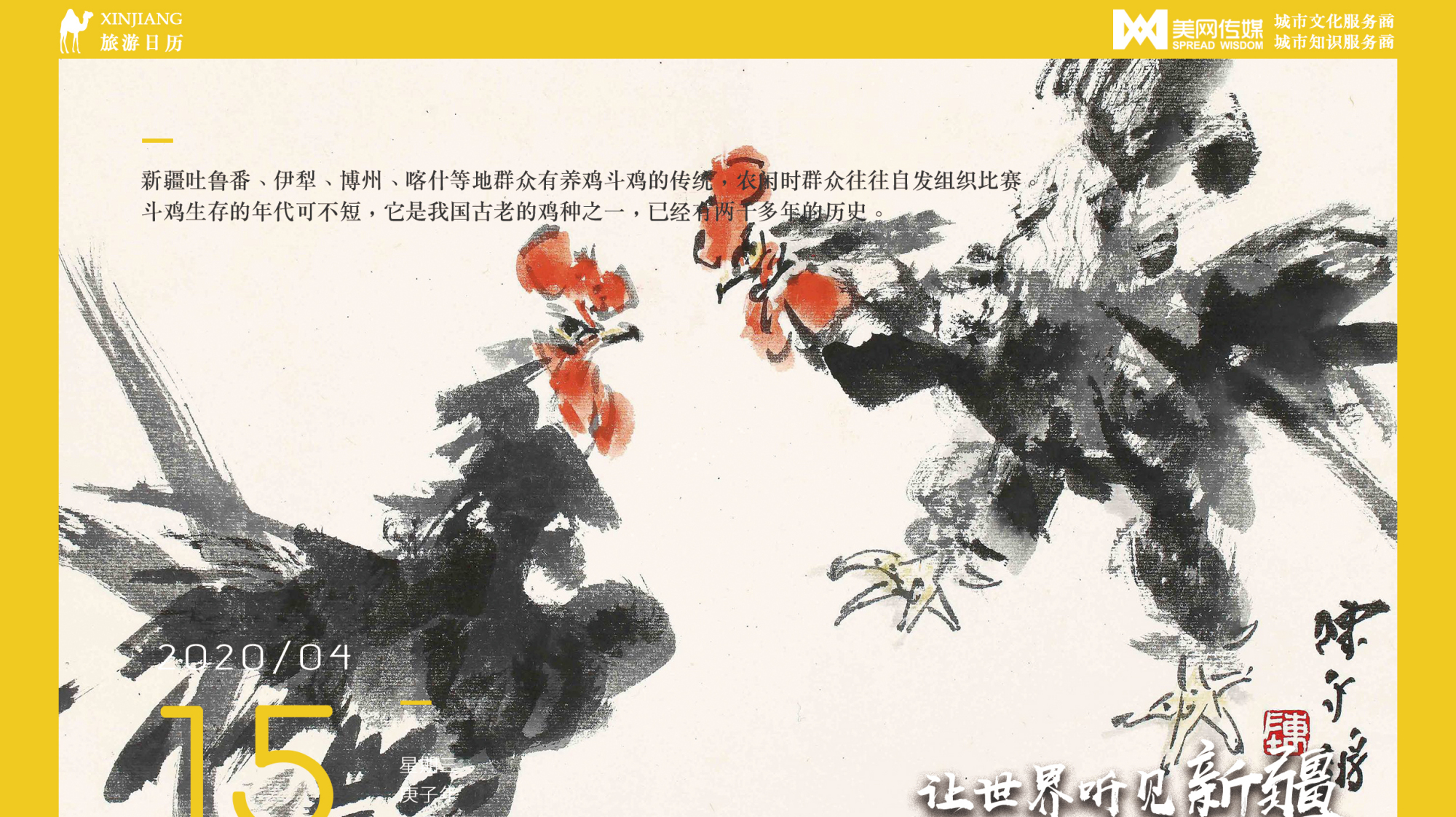 新疆旅游日历——斗鸡