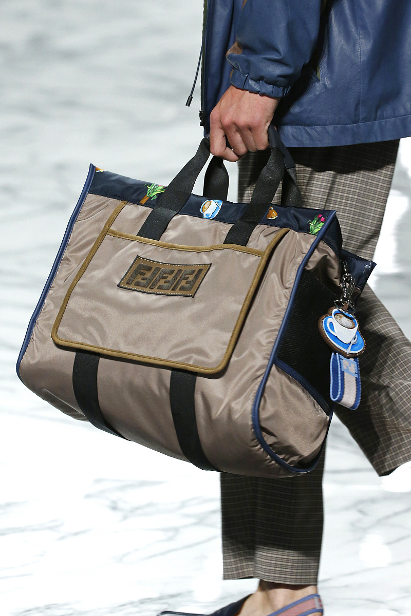 2018春夏米兰男装周:fendi 品牌秀场