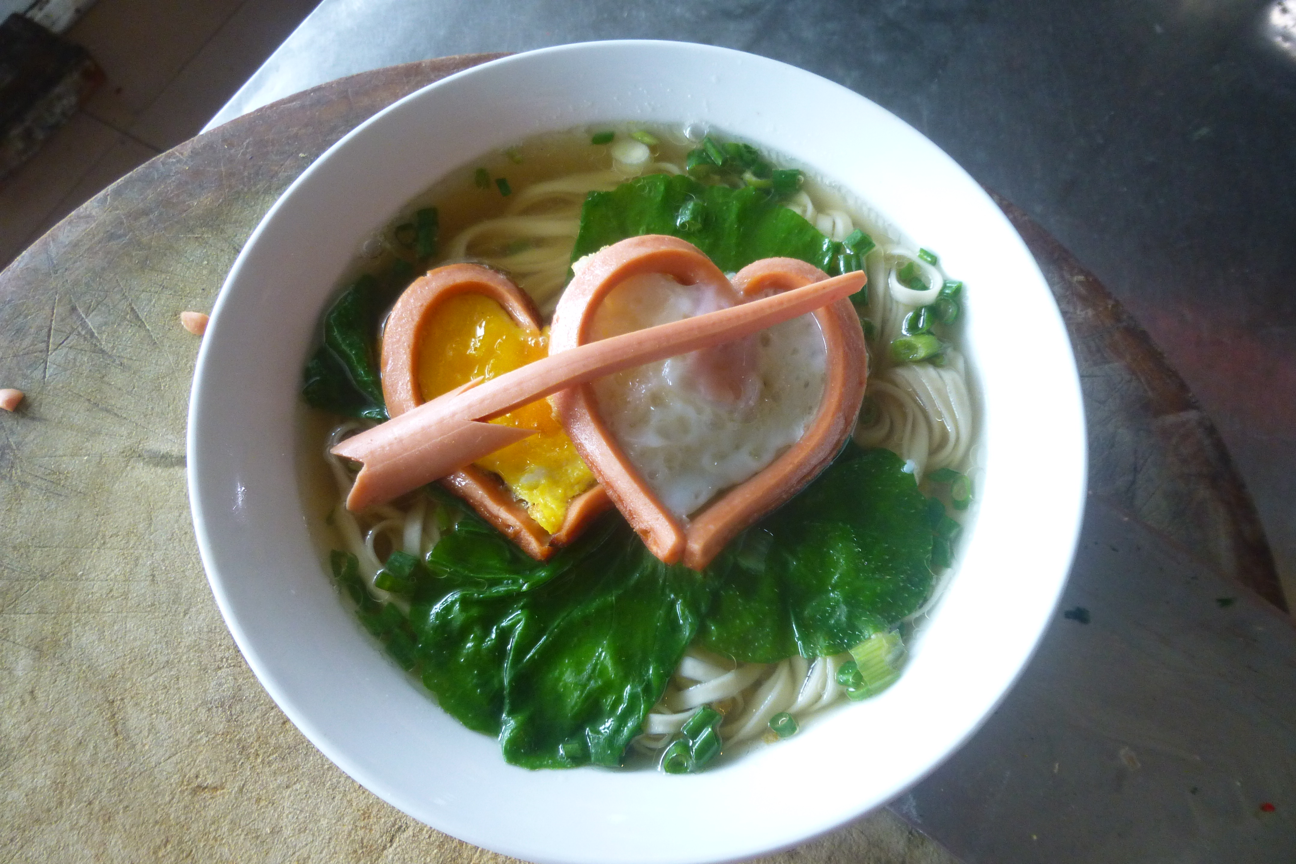 爱心早餐分享,学会这碗面的制作,你会收获你想要的