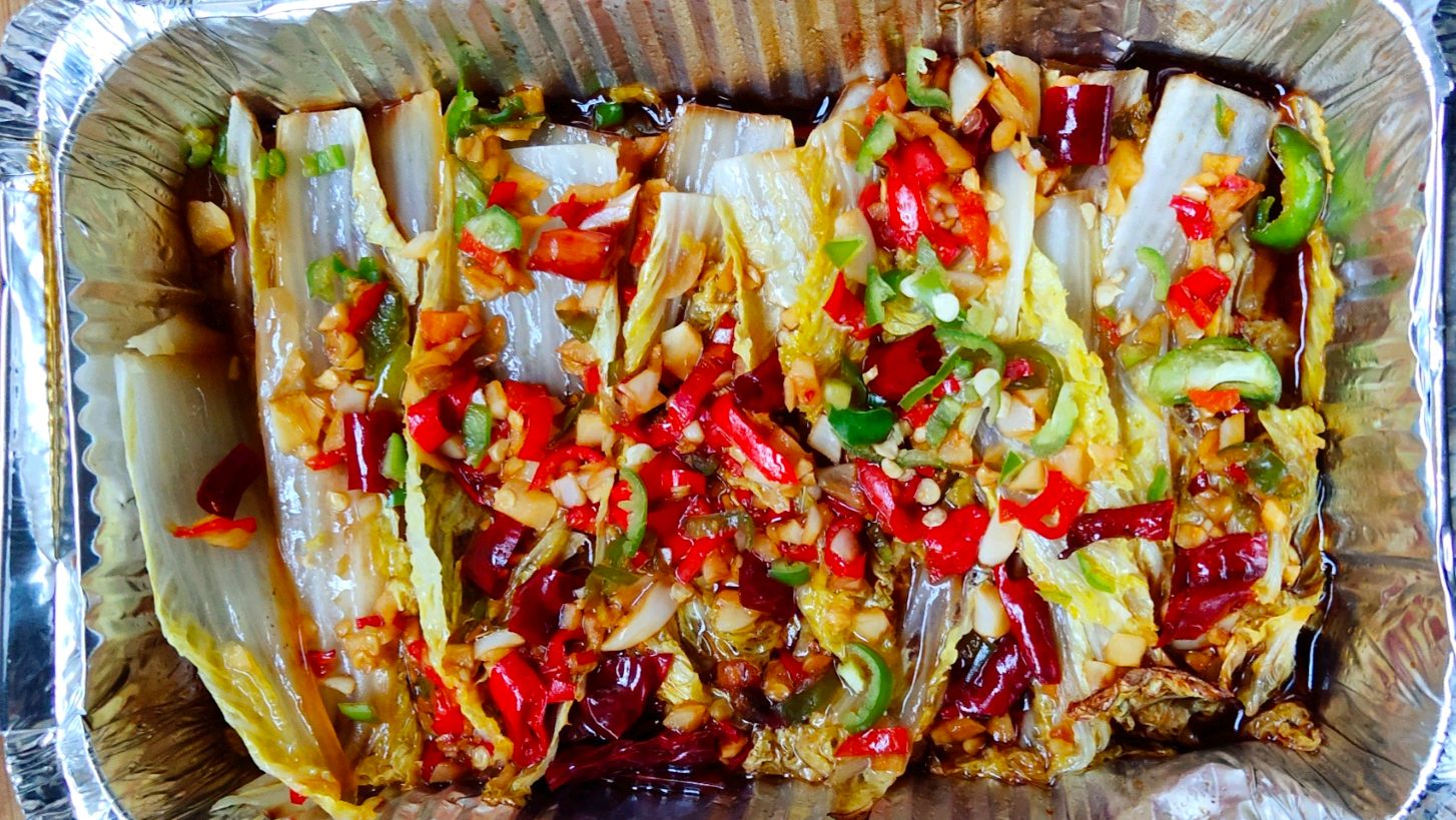 锡纸娃娃菜教程,料汁揭秘!