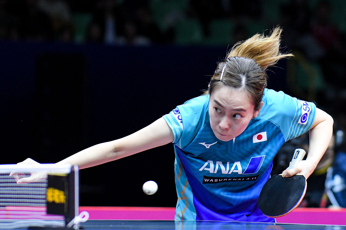 2019年10月19日,四川成都,2019国际乒联女子世界杯次日赛况.石川佳纯