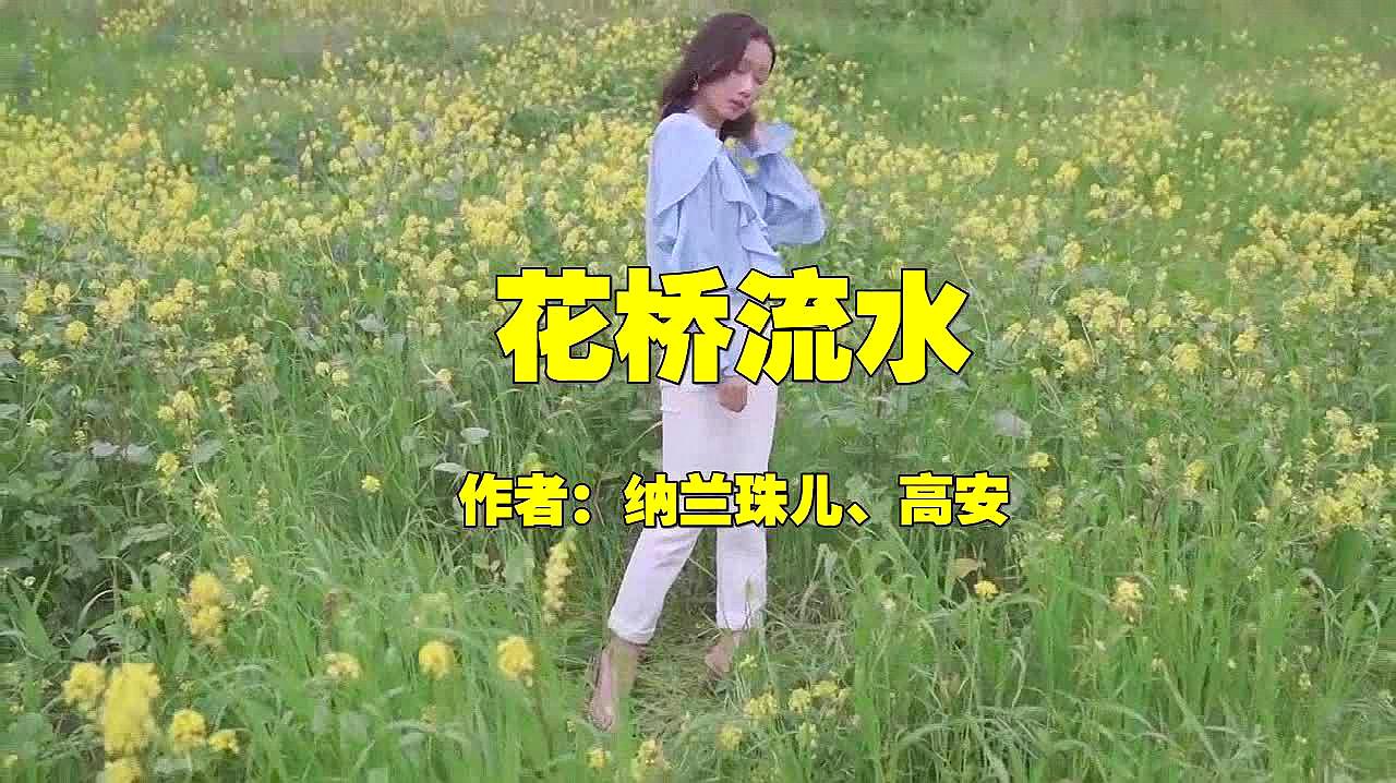 [图]纳兰珠儿、高安的一首《花桥流水》DJ版,节奏欢快,大饱耳福